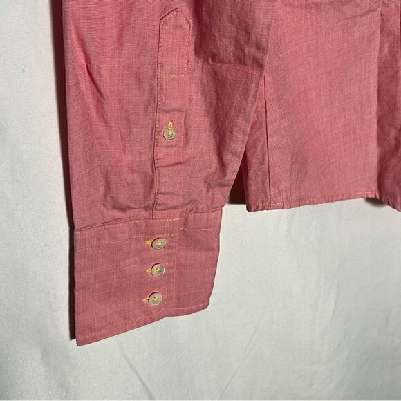 J Crew Pink Cotton Long Sleeve Button Down Slim Fit Dress Shirt L - Picture 6 of 6